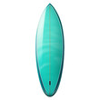 © tohceenilas - High-quality turquoise surfboard on a white background, perfect for beach, sports, and outdoor adventure themes in summer or coastal imagery.