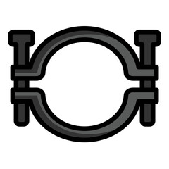 Sticker - Pipe Support Brackets Icon