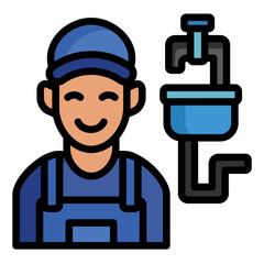 Sticker - Plumber Icon