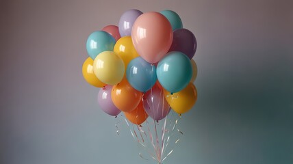 Wall Mural - colorful balloons background