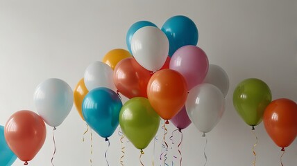 Wall Mural - colorful balloons background