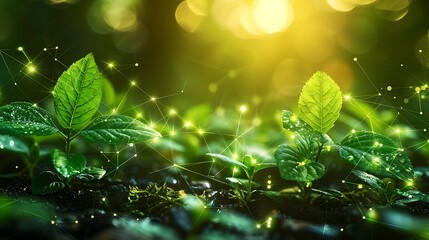 Wall Mural - graphic image for eco-friendly energy generation