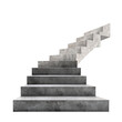 © Vector Nazmul - stairs to success isolated on transparent white background, clipping path