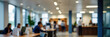 © StillSujith - Modern office Blurred background, Blurred office or workspace with people working