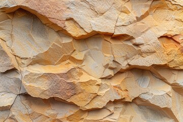 Wall Mural - Patterned sandstone texture background (natural color). sandstone in Thailand, for a raw material and designs.