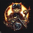 © Hamid - motorcycle cat