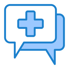 Canvas Print - Medical Consultation Icon