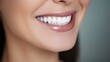 © CStock - Closeup portrait woman smiling with perfect smile and white teeth