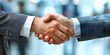 © Anastasiia - Symbolism of a close-up handshake in solidifying trust and partnership for a business agreement. Concept Business Partnerships, Trust Building, Handshake Symbolism, Solidifying Agreements