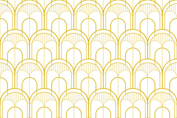 Wall Mural - art deco seamless pattern background, vintage antique pattern background decorative graphic design w