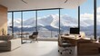 © DesignRevel - modern office space with breathtaking windows view.