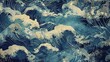 © pixelwallpaper - Ocean pattern wallpaper