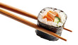 © PNG Land - chopsticks holding sushi isolated on a transparent background