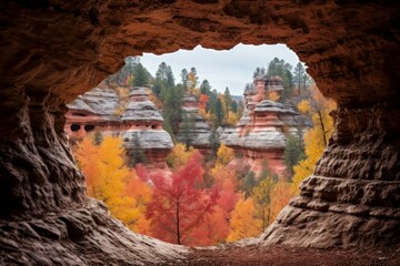 Wall Mural - Rock formations - Generative AI