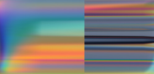 Poster - Lo-fi ambient background with holographic pastel stains.