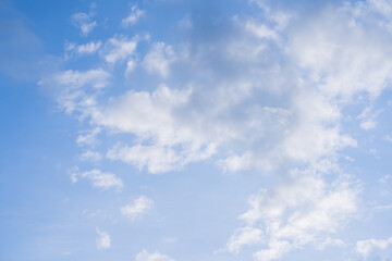 Wall Mural - nature and landscape concept with clear sky and small cloud background