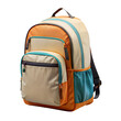 © OmarKhan33 - A multi-colored backpack with a blue strap isolated on transparent background png.