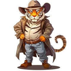 Tiger western fashion