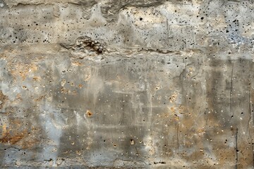 Canvas Print - Surface bare cement texture background, natural unaltered color - generative ai