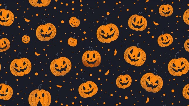 Halloween pattern wallpaper