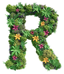 Poster - PNG  R letter flower accessories accessory.