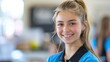 © worawut - high school girl smiling in classroom
