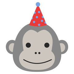 Sticker - Gorilla Animal Birthday