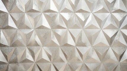 Poster - Sparkling diamond pattern on textured wall