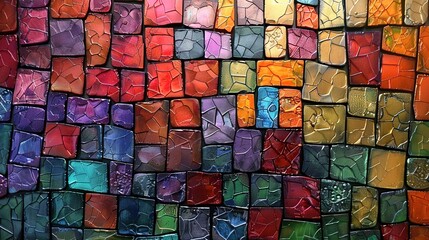 Mosaic tiles pattern