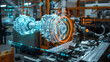 © Sawyer0 - A virtual machine replica created using digital twin technology shows the future of intelligent industry.