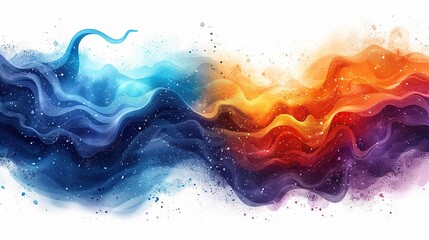 Wall Mural - Abstract Landing Page Design background