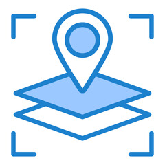 Poster - Geographical Information System Icon