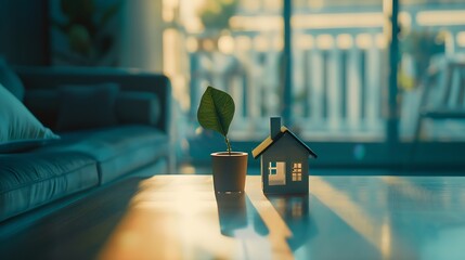 Poster - Savvy investor meticulously real estate weighs interest rates investment opportunities and loan options seeking to maximize their financial wellbeing banking buy debt money mortgage bu : Generative AI