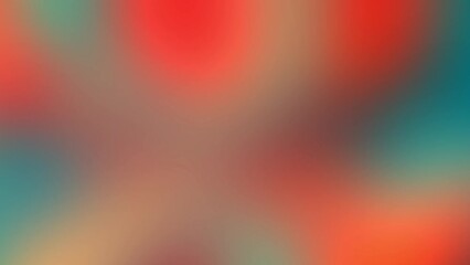 Wall Mural - red, yellow, tosca colors smooth gradient abstract motion background. color blend moving abstract bl