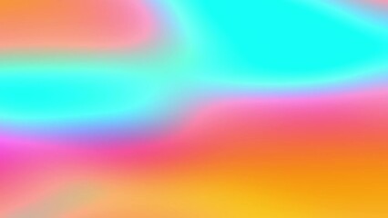 Wall Mural - red, yellow, tosca colors smooth gradient abstract motion background. color blend moving abstract bl