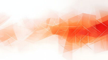 Wall Mural - orange low poly background