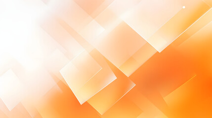 Canvas Print - orange low poly background