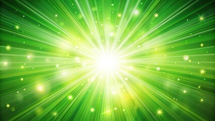 Wall Mural - Abstract green background with bright rays lines, green, abstract, background, rays, lines, design, texture, vibrant, modern