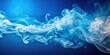 © guntapong - Abstract white smoke swirling on a vibrant blue background, smoke, abstract, background, blue, fog, vapor, mist