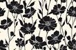 © Thi - seamless pattern featuring elegant flowers Perfect for backgrounds