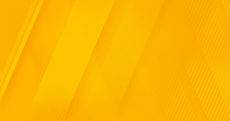 Bright sunny yellow dynamic abstract background. Modern orange 3d diagonal lines. Trendy elegant business banner. Fast moving 3d lines with soft shadow. Minimal modern simple blank. Diamond pattern