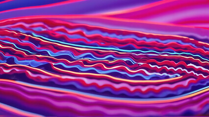 Neon Waves Background