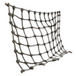 © Jenjira - A sturdy rope net with a grid pattern used for climbing, outdoor activities, or decoration. High-quality stock image for various uses.