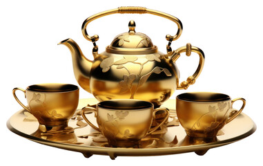 Sticker - PNG  Tea set porcelain teapot saucer