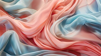 Abstract silk waves in delicate charm