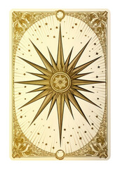 Canvas Print - PNG Chandelier pattern compass circle.