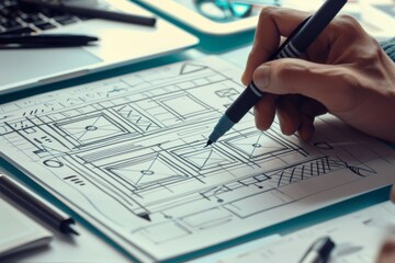 website designer creative planning application developer layout prototype framework wireframe design