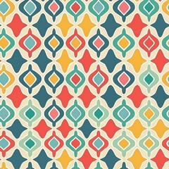 seamless geometric pattern for fabric, print design, background, wallpaper 