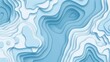 © Олег Фадеев - Digital art design with a paper cut-out style, showcasing a series of overlapping layers in varying shades of blue