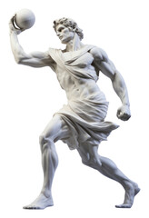 Sticker - PNG  Greek sculpture playing sports statue adult art